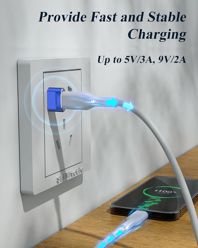 USB C Female to USB Male Adapter Type C to USB USB-C to A Converter- 4Pk, Blue gallery