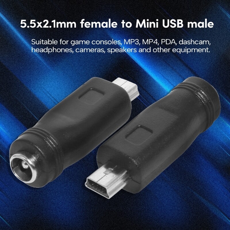 Phones Converter DC5.5x2.1 Female to Type-C USB USB Adaptor gallery