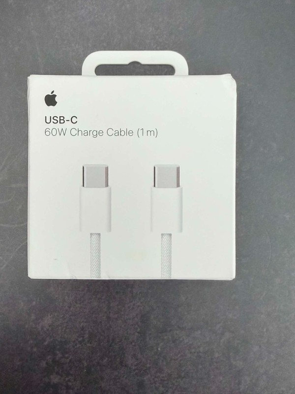 GENUINE Apple USB-C to USB-C 60W Woven Charge Cable 1m MQKJ3AM/A