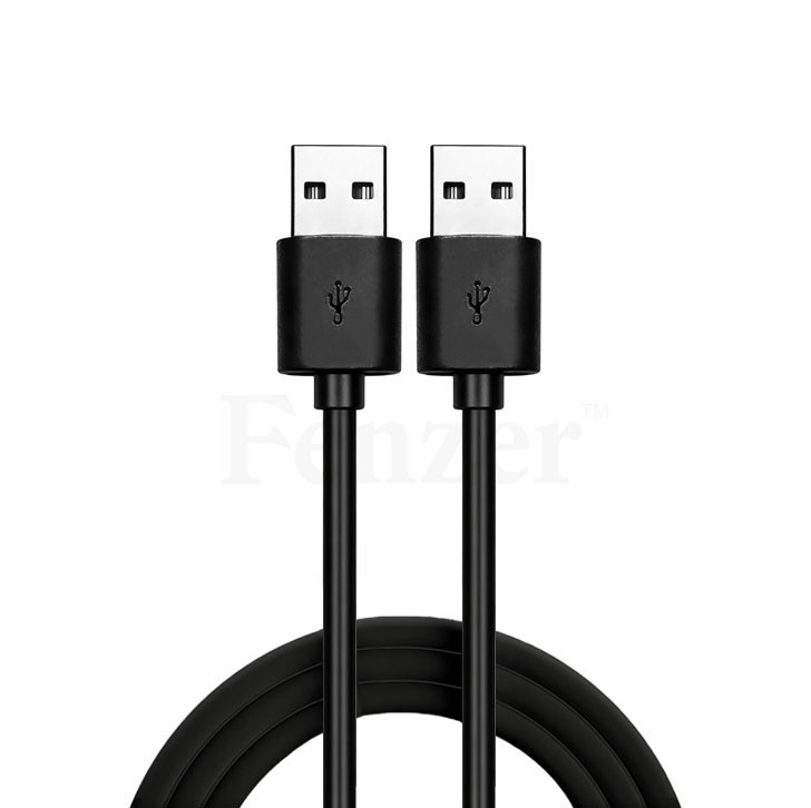 10X-10ft USB 2.0 Type A Male to A Male Cable - High Speed Data Transfer Charger gallery