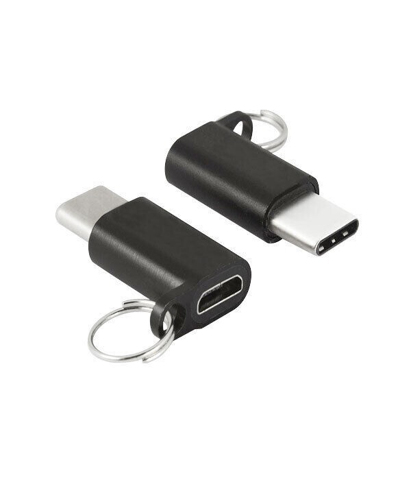 Reversible Design Hi-Speed USB 3.1 Type C Male to Micro USB Aluminum Adapter 1x