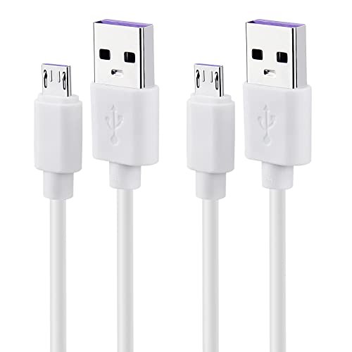USB to Micro USB Cable 3ft Charging Cord White 2-Pack gallery