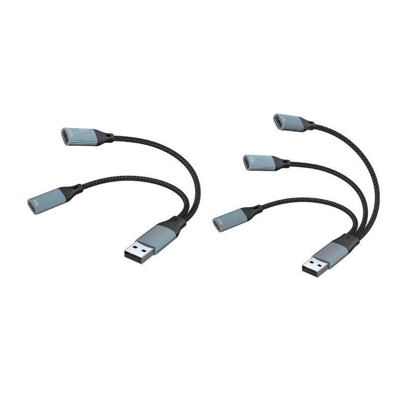 2/3 in 1 USB Adapter USB Male to 2/3 Port Type C Female Multifunction Splitter gallery