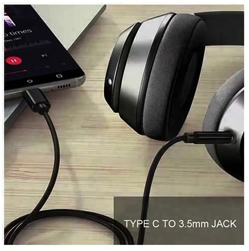 TypeC to Aux Cable USB Type-C Male To 3.5mm Cord Car AUX Music Audio Adapter LOT gallery
