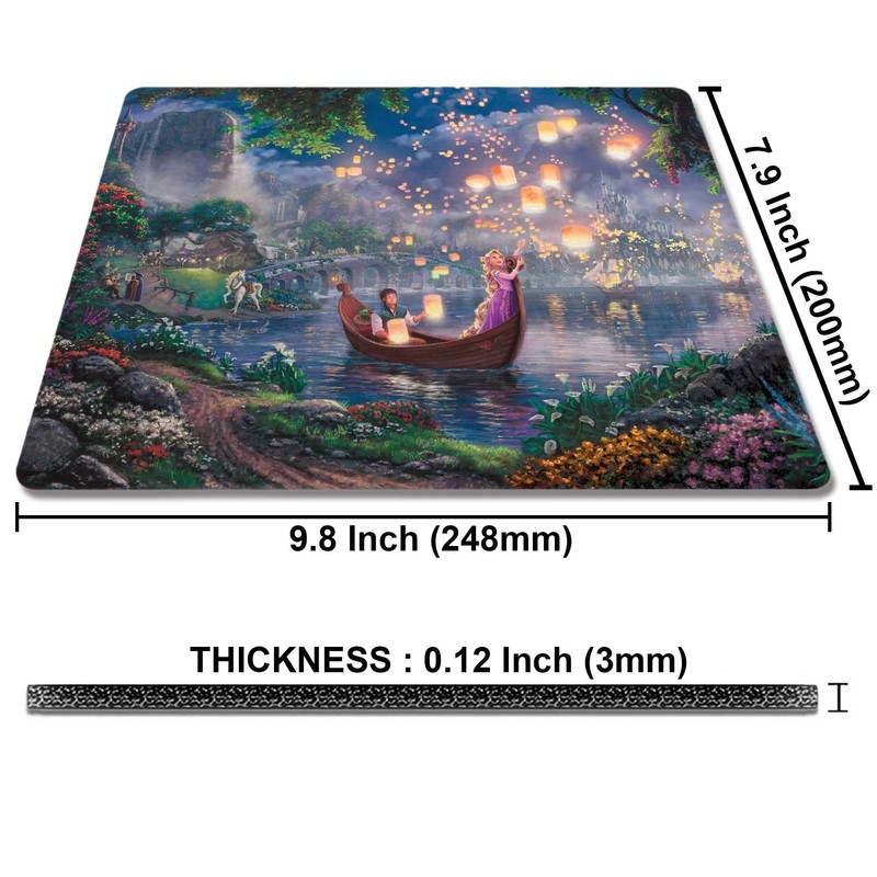 Anime Mouse Pads - Non-Slip Rubber Base Gaming Pad for Laptop, Charming Princ... gallery