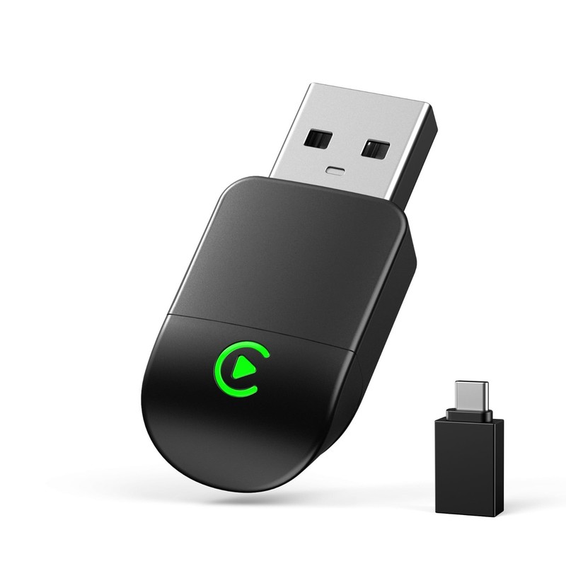 Wireless CarPlay Adapter – Convert Wired to Wireless, Mini USB, Plug & Play, Fas