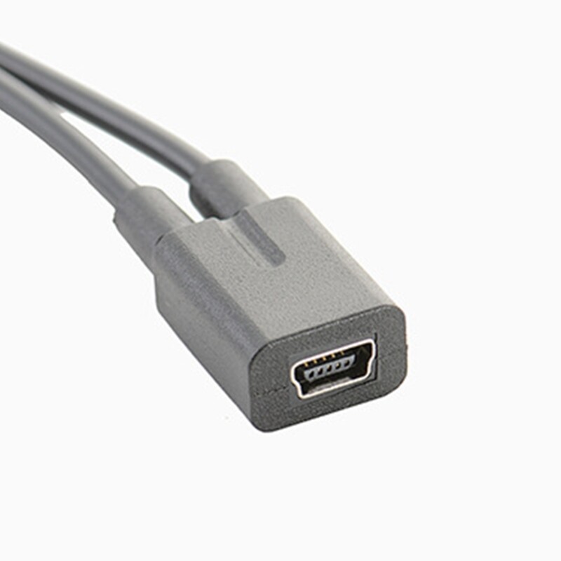 Flexible Mini 5Pin Y Splitter Cable Mini USB Splitter Extender Charging Cable gallery