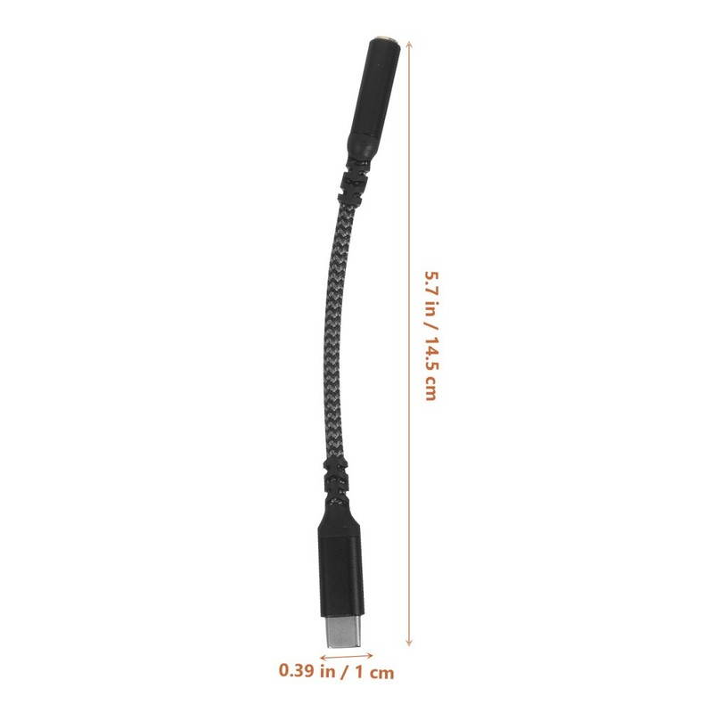 Black Metal Type-C Earphone Adapter with Digital Decoding Technology gallery