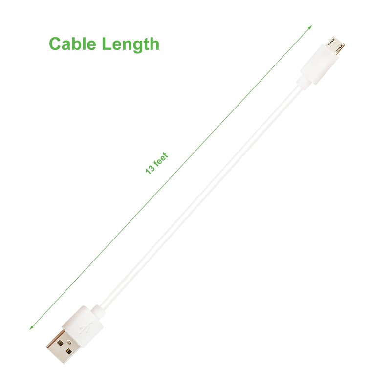 Power Cord for Wyze Cam V4 V3 Cable 13 FT Extension Outdoor Indoor , Waterproof gallery