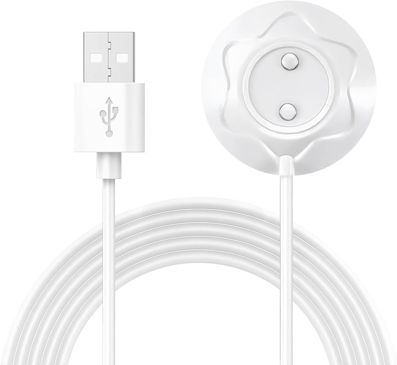Magnetic Rose Charger USB Cable, Kwevos 2 Prong Magnetic USB Cable, 2.7Ft 12Mm R gallery
