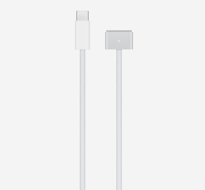 pre-own : Genuine Apple USB-C To Magsafe 3 Cable (2M) - white/silver gallery