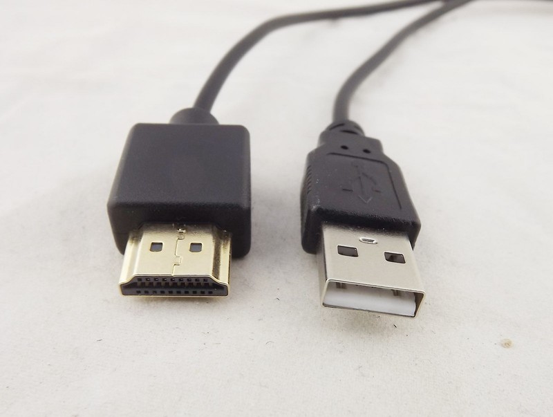 50cm HDMI Male to USB 2.0 A Male Plug Adapter Converter Connector Charger Cable gallery