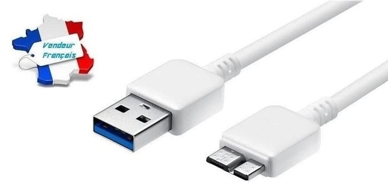 Micro B SuperSpeed High Speed Dual USB 3.0 Male Cable for Hard Drive