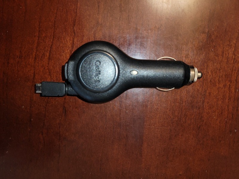 CELLET 3FT Universal Micro USB Cable Retractable Car Charger 12V DC gallery
