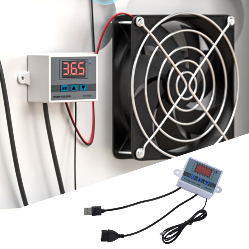 1 Set USB Temperature Control Cable with Probe For Cooling And Blowing Devices gallery