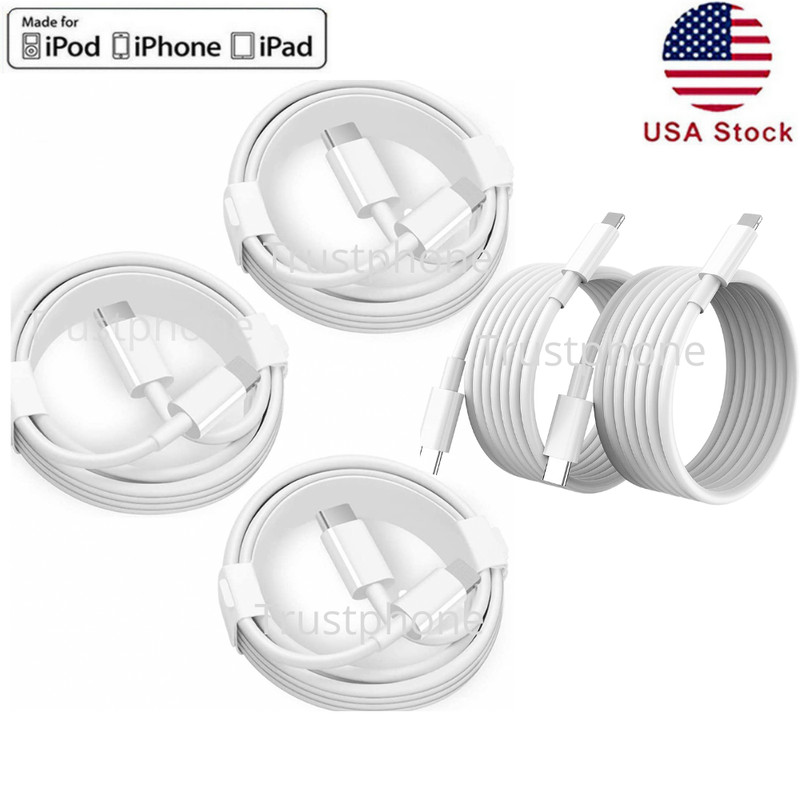 3/5x 3FT PD 20W USB Type C Fast Charger Cable Cord For Apple iPhone 7 8 X 12 13