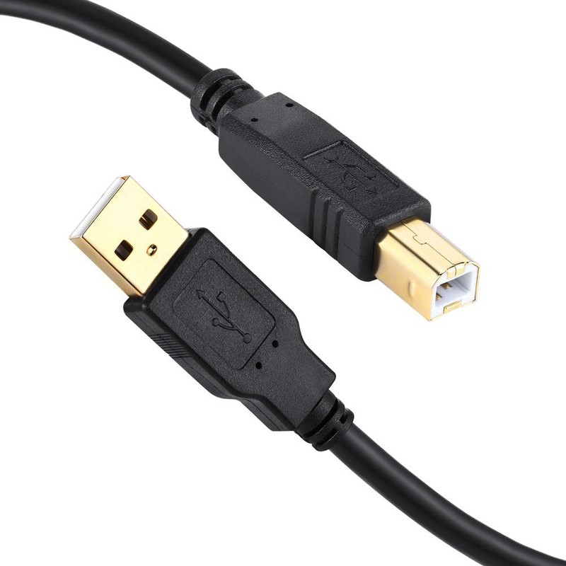 USB Printer Cable USB 2.0 Type A Male to B Male Printer Scanner Cable Cord fo... gallery