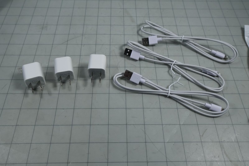 3-pk MFi Certified Charging Cables w/ Power Adapter for iPhone Xs XR X 8 8 Plus
