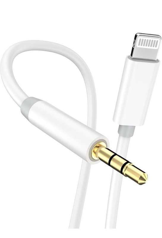 3 Pack For iPhone Audio Cable Adapter 8 Pin to 3.5mm AUX Audio Car Adapter Cord