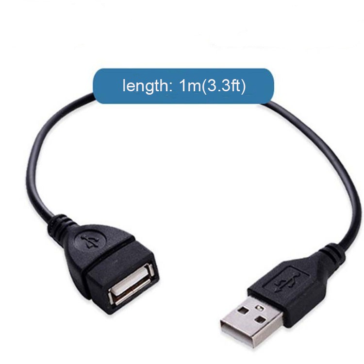 1.5M/2M/1m USB 2.0 A Male Plug To A Female Jack Extension Leads Wire Cable gallery