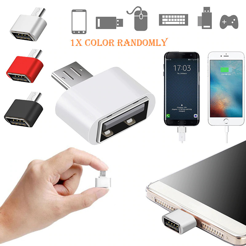 OTG Mini Adapter USB 2.0 to Micro USB Male Adaptateur MicroUSB Connector Android gallery