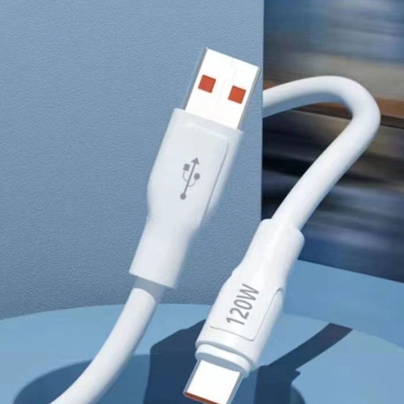 120W 6A Type C Charging Cable 25CM Short Thickened Line for Phones and Tablets gallery