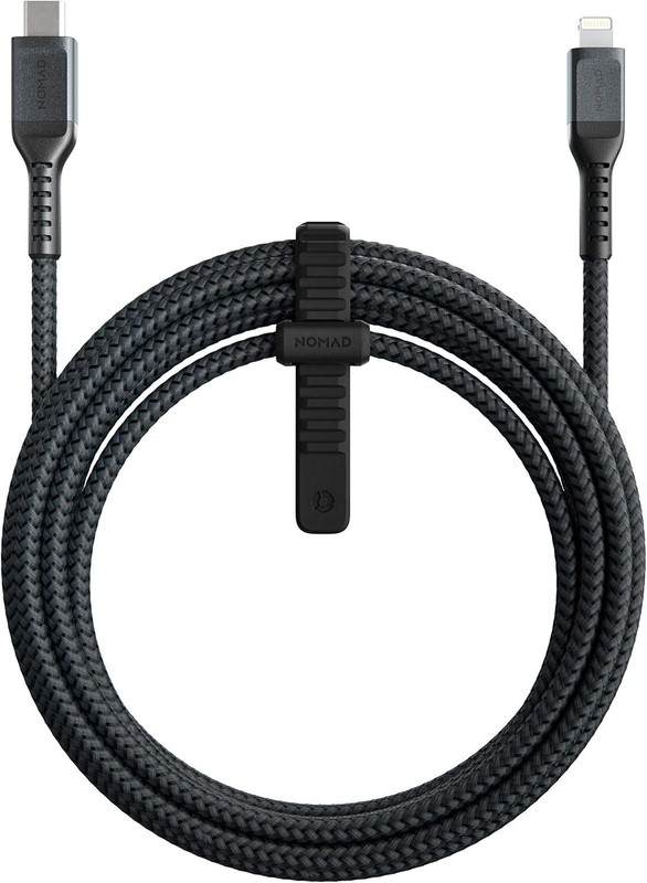 NOMAD Rugged Lightn Cable | 3.0 Meters | 9ft - (USB-C to Lightn)