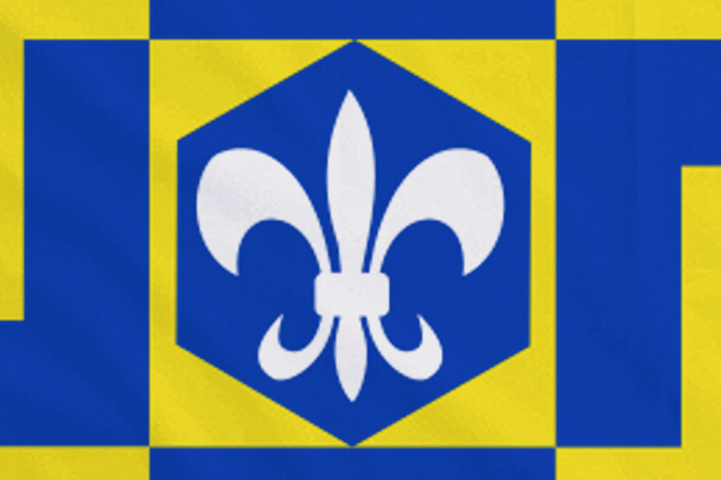Lelystad City Flag with Eyelets - Handmade in the UK gallery