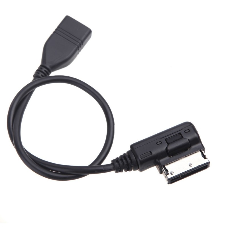 KKMOON Car USB MP3 AUX Input Cable Audio Adaptor For Mercedes- AMI S1P6 gallery