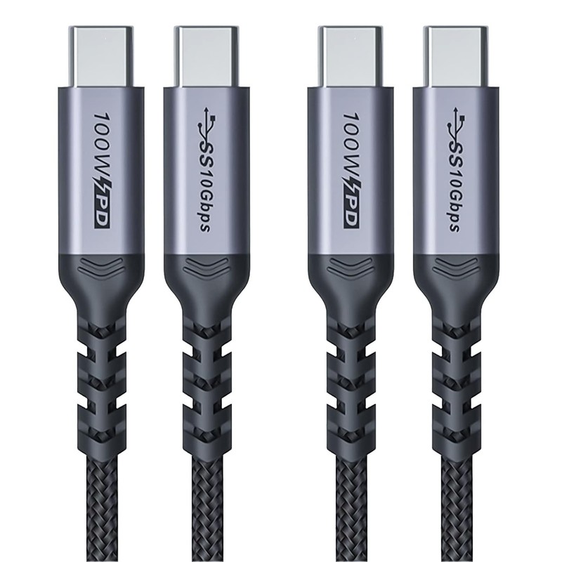100W C to C Fast Charging Cable, 6ft with 4K Video Output – Perfect for Gamers gallery