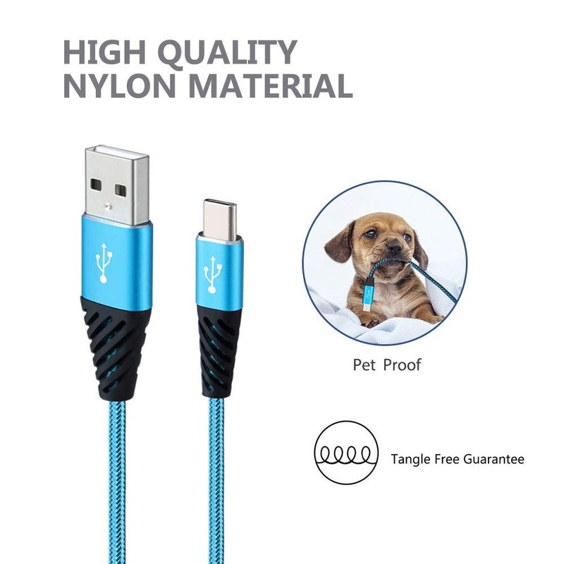 Type C Charger Cable 10FT 4-Pack Fast Charging Cord USB A to USB C Cell Phone... gallery