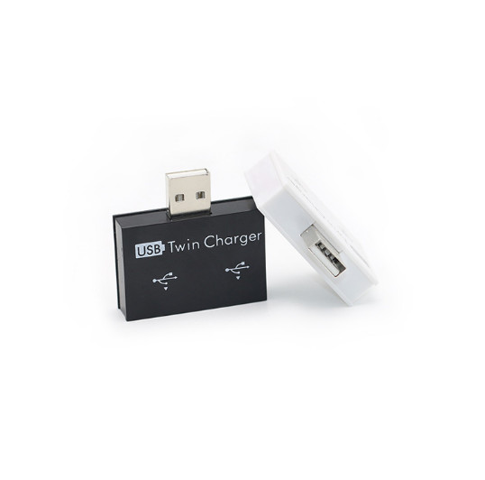 5PCS USB2.0 Splitter 1 Male To 2 Port Female USB Current Expander OTG Adapter