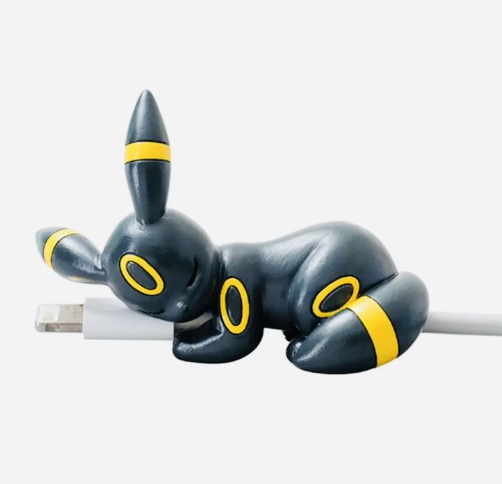 Pokemon Umbreon USB Phone/Laptop Charger Cable Protector Anti-Breaking Cover