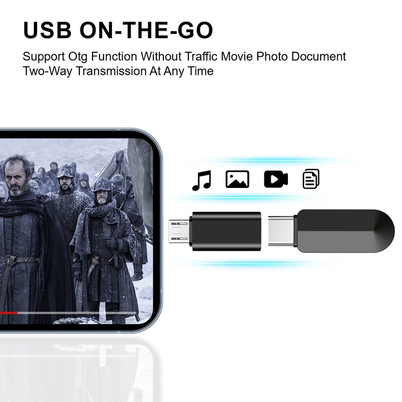 USB-C LOT USB 3.1 Type C Female to Micro USB Male Adapter Converter Connector gallery
