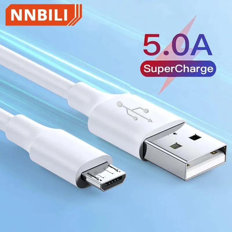 Micro USB Cable 5A Fast Charging Wire Mobile Phone Micro USB Cable for Xiaomi Sa gallery