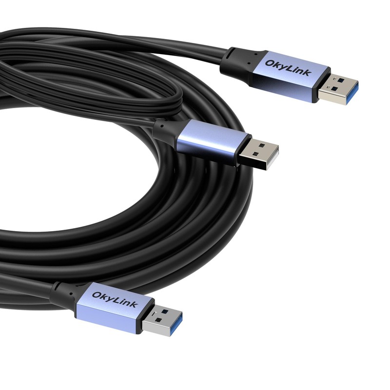 Active USB 3.0/3.2 Gen 1 Data Cable A Male To A Male 15ft 5M Printer gallery