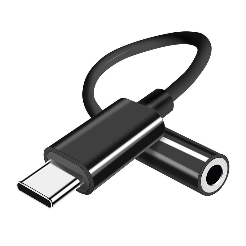 USB-C Type C Adapter Port to 3.5MM Aux Audio Jack Earphone Headphone Cable USB gallery