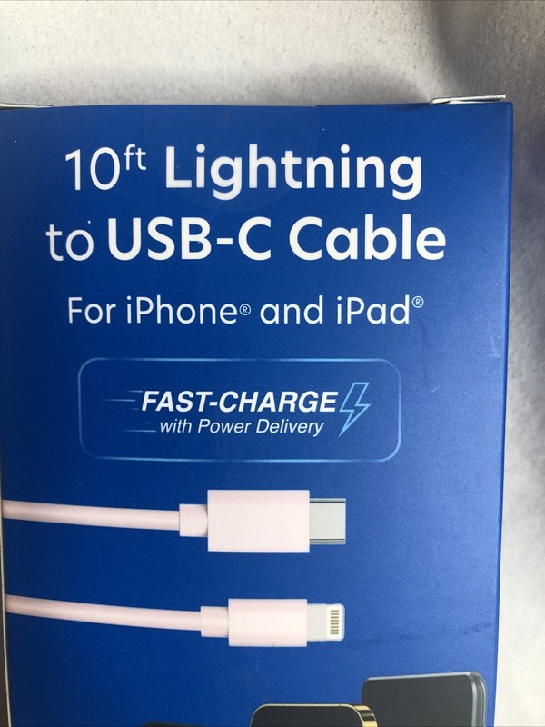 Just Wireless Quick to USB-C PVC Cable 10ft NEW! gallery