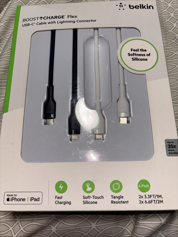 Belkin BoostCharge 1m USB-C To Cable – White (CAA003bt1MWH)