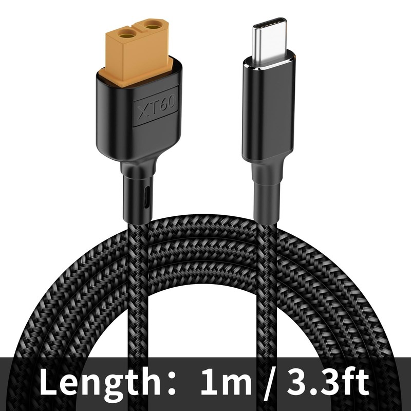 USB C To XT60 Adapter Cable Female Male PD 100W 20V/5A 3.3Ft Charging Cord gallery