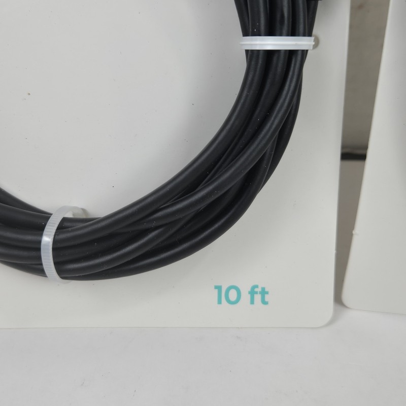 Deal Worthy 10 ft Charging Cable USB-A to USB-C, Black, Lof of 2 NEW FREE SHIP gallery