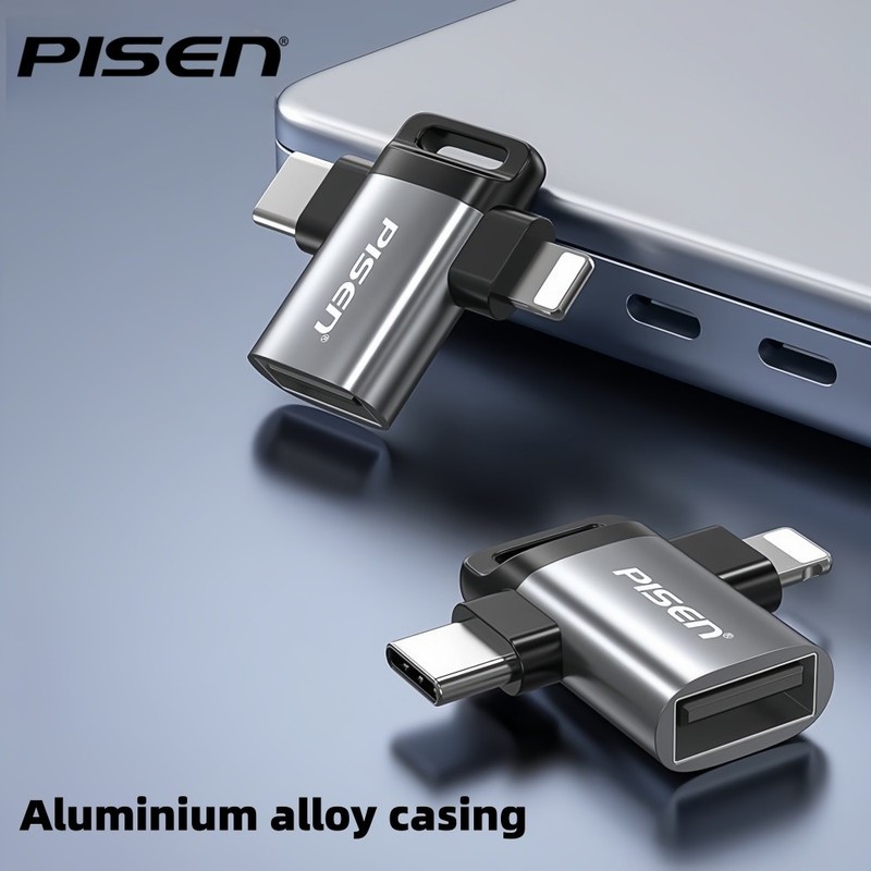 PISEN USB to Type-C Adapter,PD Data Cable and Power Bank for Apple, Android gallery