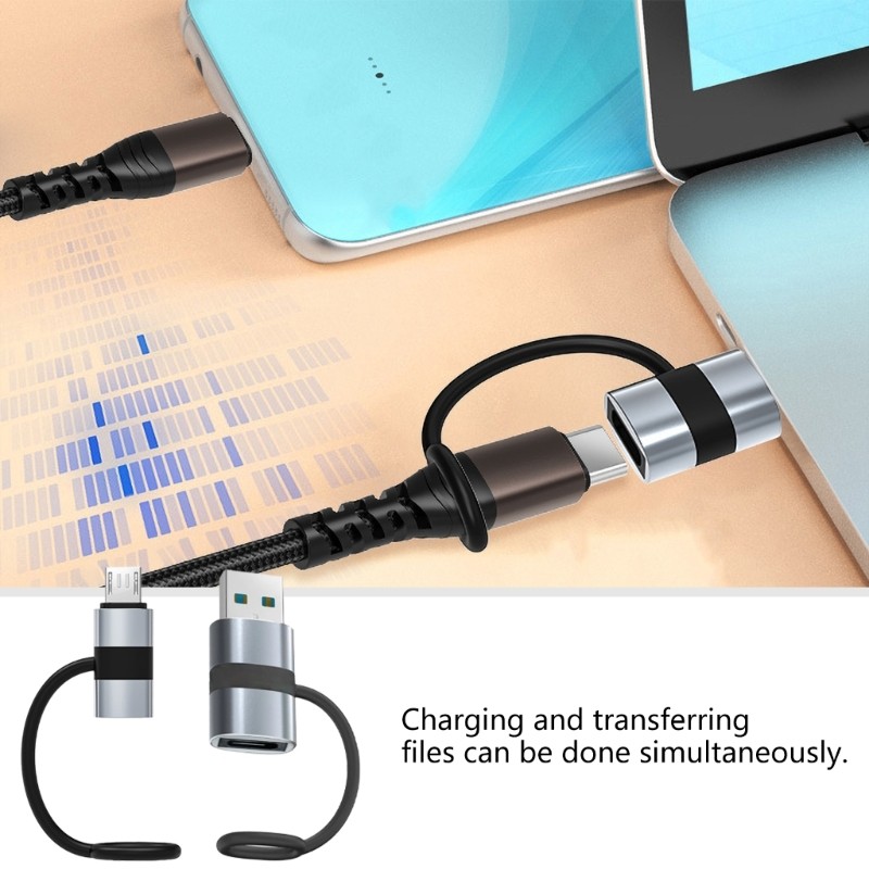 USB 5Pin/USB3.0 A Male to USB C Female Converter Adapter Support Fast Charging gallery