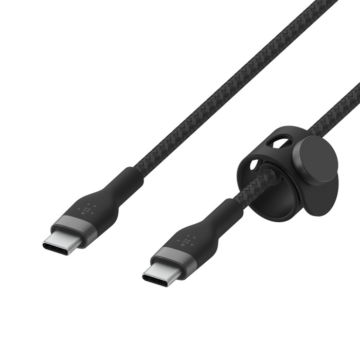 Belkin BoostCharge Pro Flex USB-C to USB-C Cable 1m - Black gallery