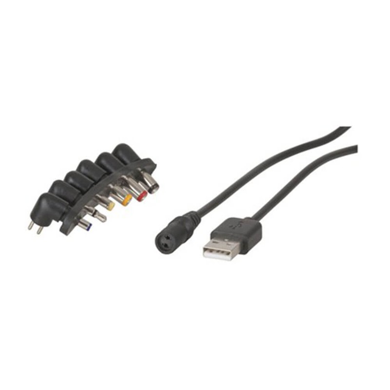 Direct Current Usb Cable With 6 Plugs 1m Plug And Play Design Lightweight