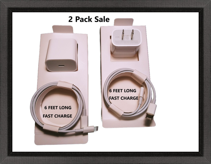 2 Pack Fast Charger Type C Wall Charger For iPhone 14 13 12 11 Pro Max XS XR