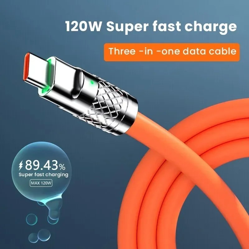 3 in 1 Fast Charging Cable Cell Phone Charger Cord For iPhone Type C Micro USB gallery
