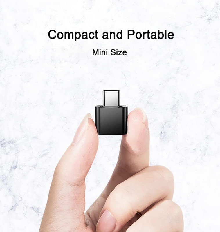 USB C to USB Adapter 4 Pack, USB Female to Type C Male OTG Adaptor, USB C Adapte gallery