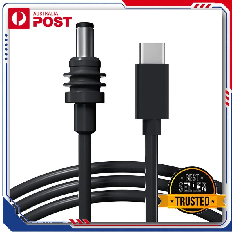 Male to Male USB C to DC Power Cable 5521 Line Adapter for Starlink Mini Devices