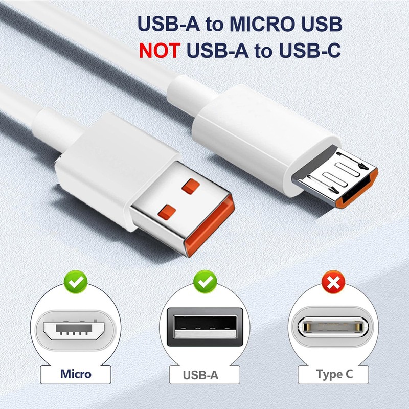 3.3ft Micro USB Charger Cord for Withings BPM Connect/Core，iHealth Neo Digit... gallery